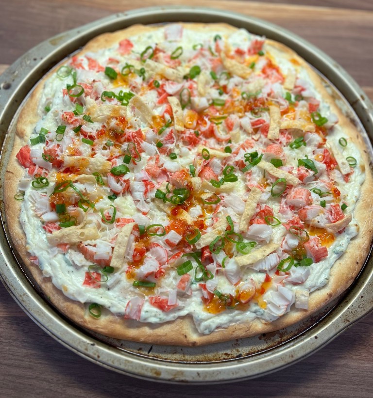 Crab Rangoon Pizza
