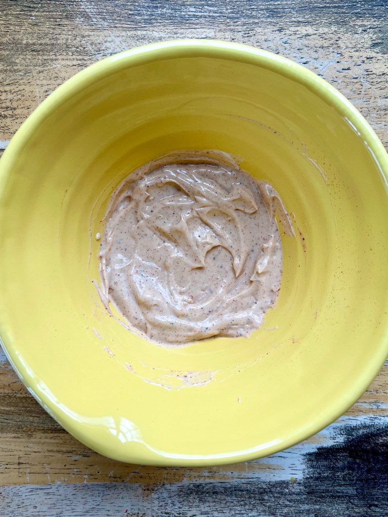 Chipotle lime salad dressing in a bowl